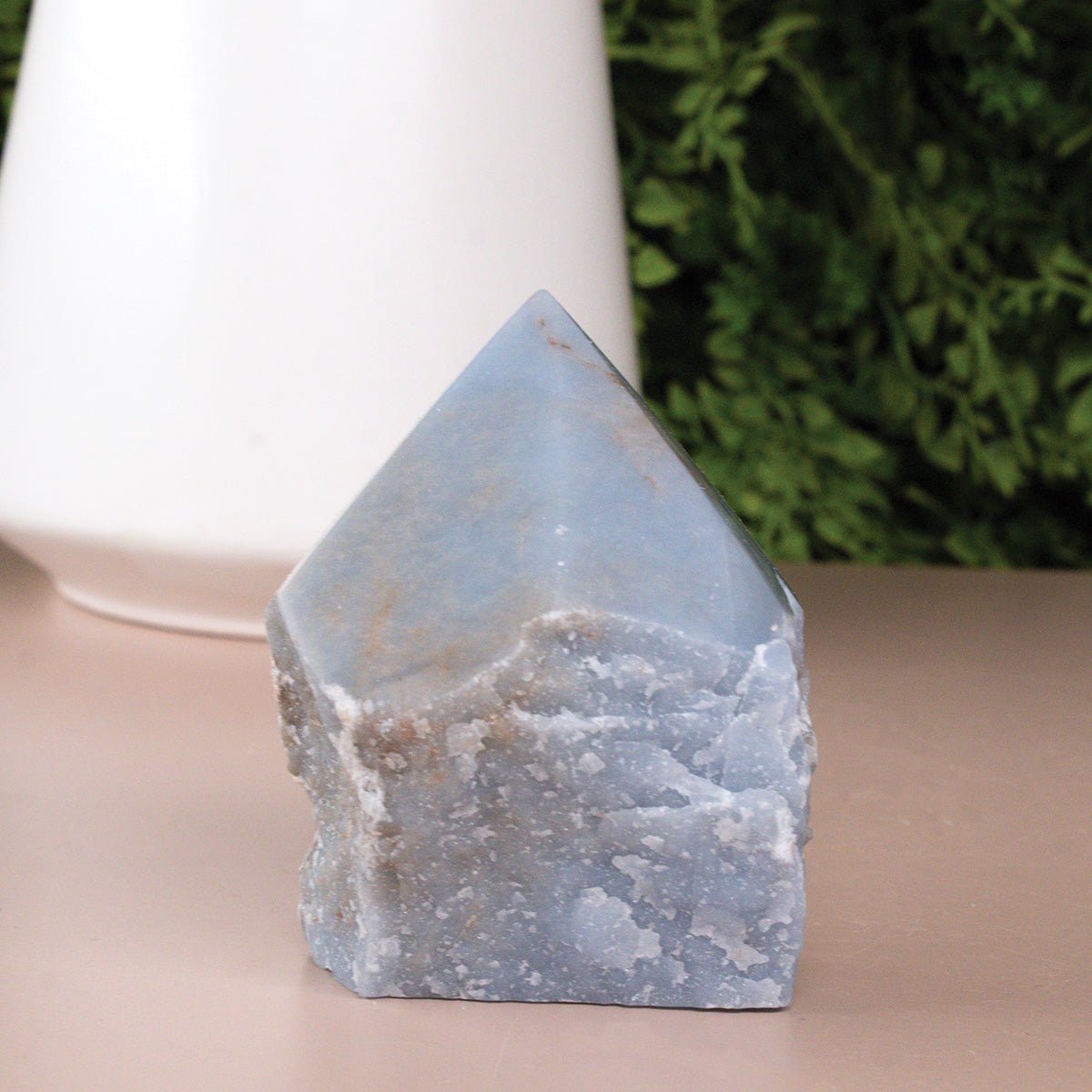 Angelite - Polished Top Generator - Muse + Moonstone
