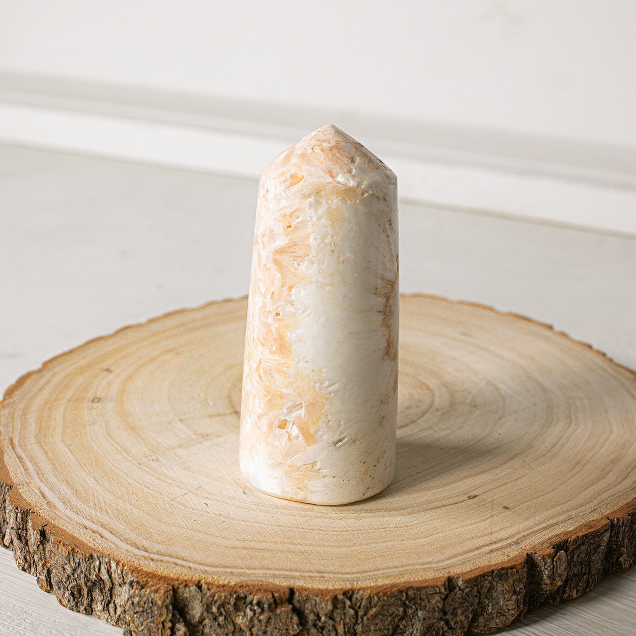 Scolecite - Unique Specimen #1 - Tower - Muse + Moonstone