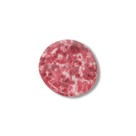 Thulite - Unique Palmstone 1 - Muse + Moonstone