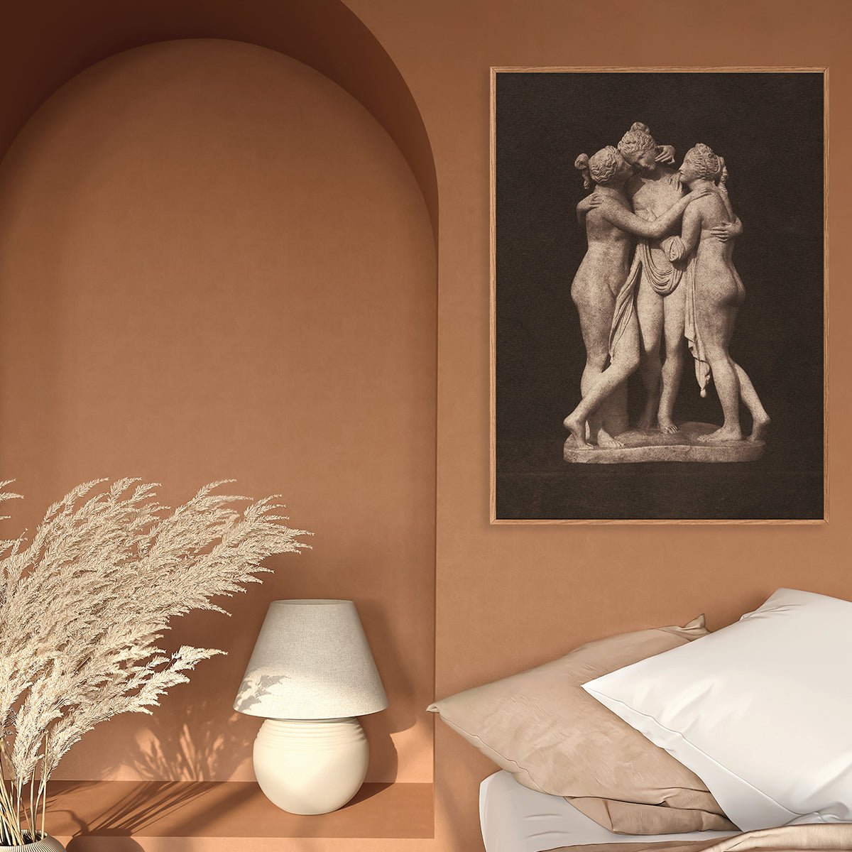 Vintage "The Three Graces" Poster Print - Muse + Moonstone