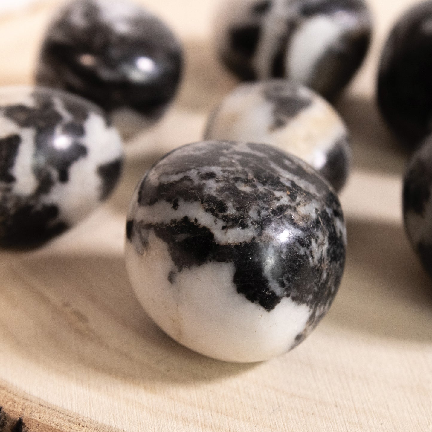 Zebra Calcite - Tumbled Stones