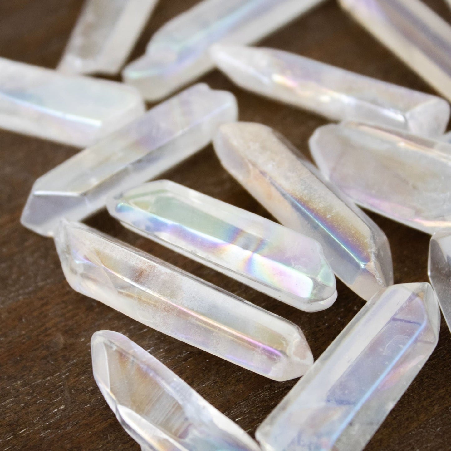Angel Aura Quartz - Crystal Points - Muse + Moonstone