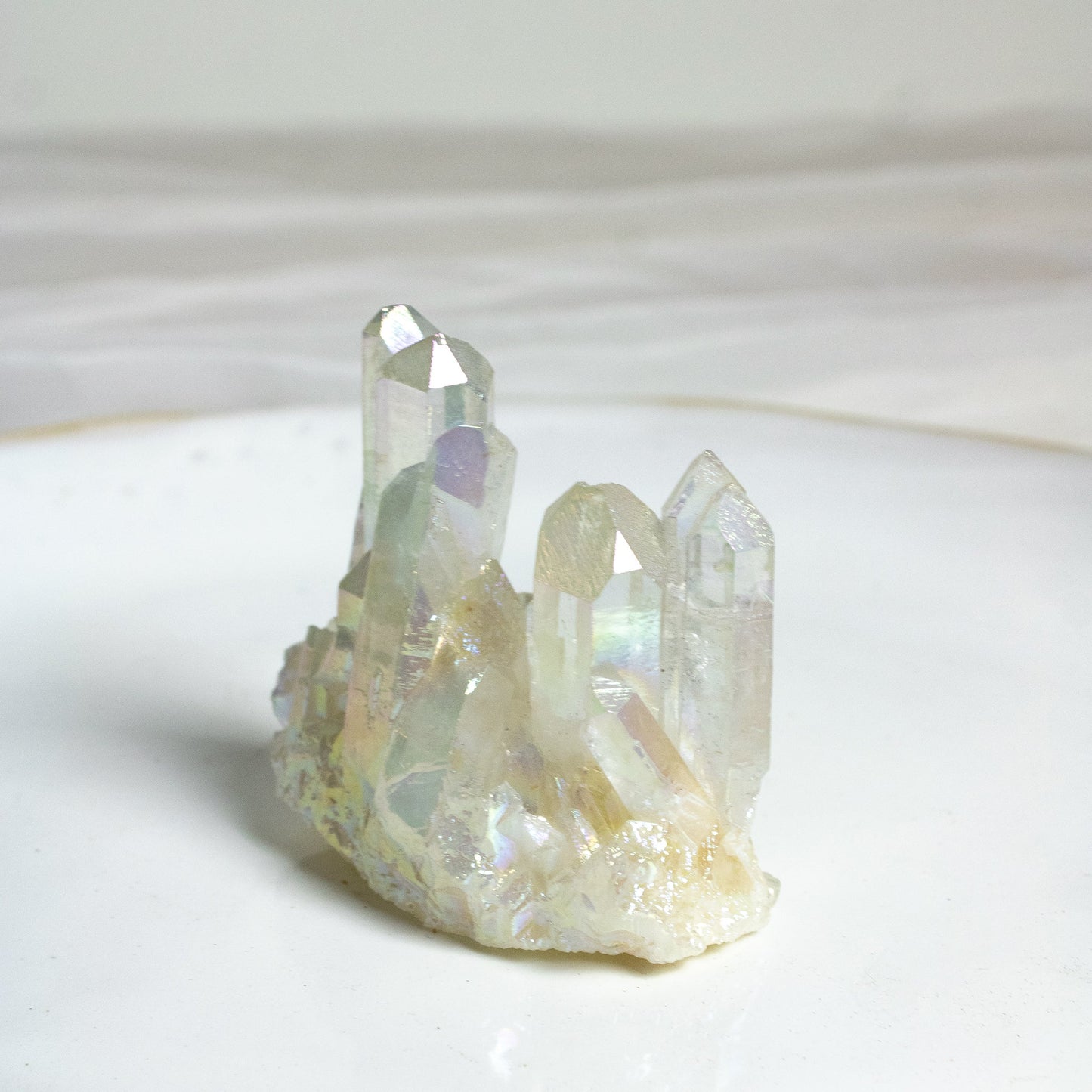 Angel Aura Quartz - Unique Specimen #2 - Muse + Moonstone