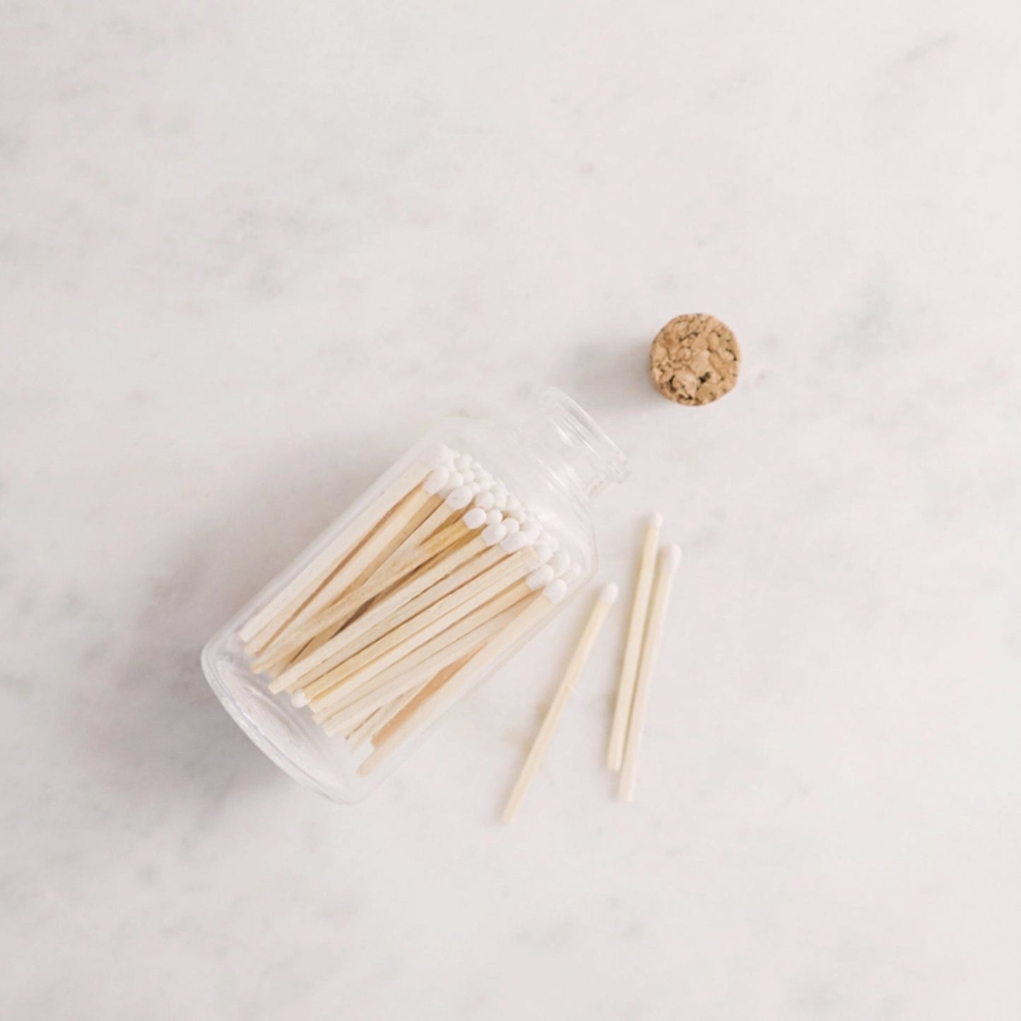 Apothecary Jar Matches | White - Muse + Moonstone