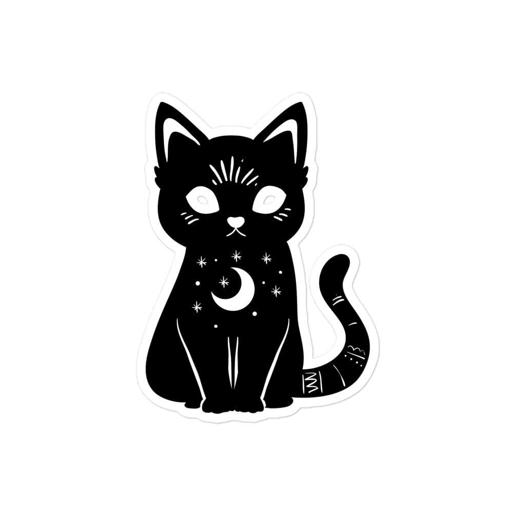 Astro Kitten - Vinyl Sticker - Muse + Moonstone