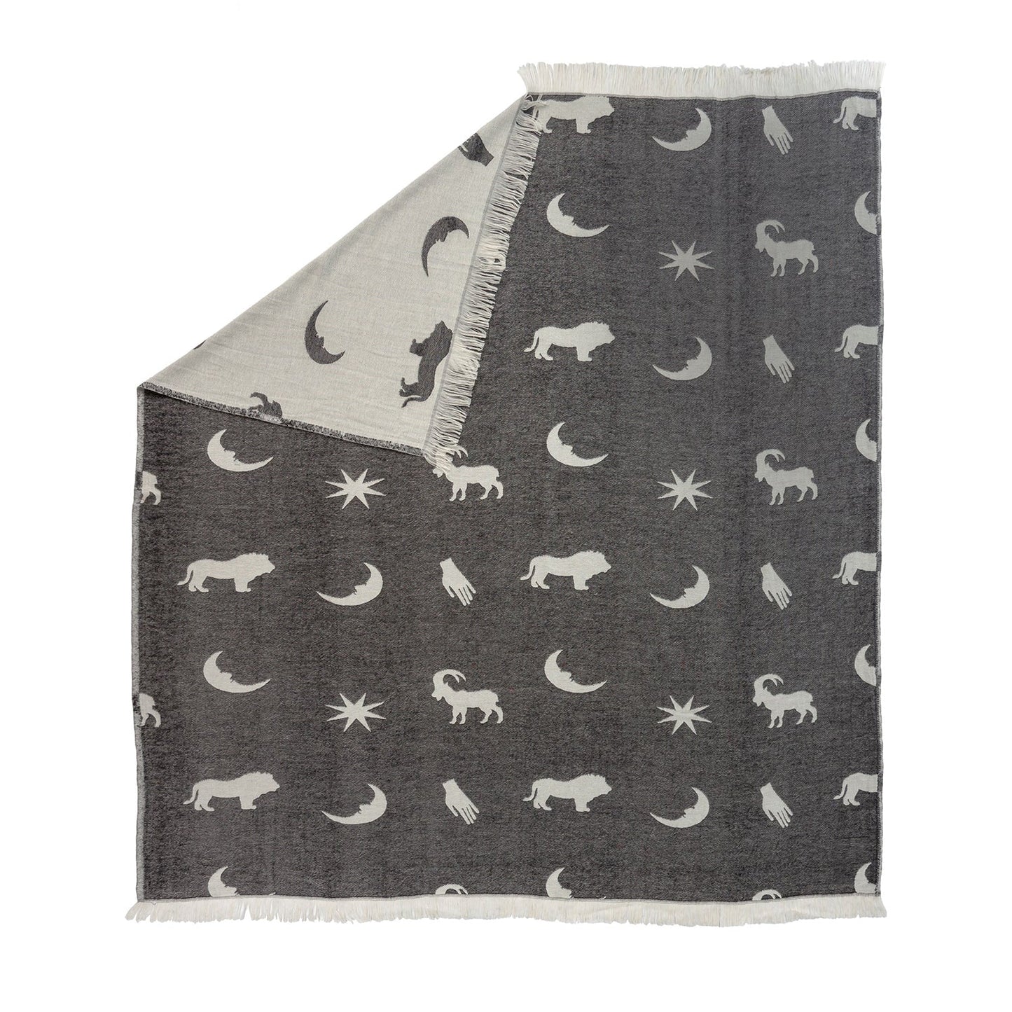 Astrology Throw Blanket - Grey - Muse + Moonstone