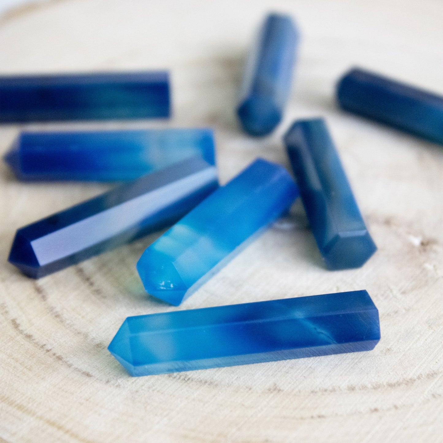 Blue Agate - Pencil Point - Muse + Moonstone