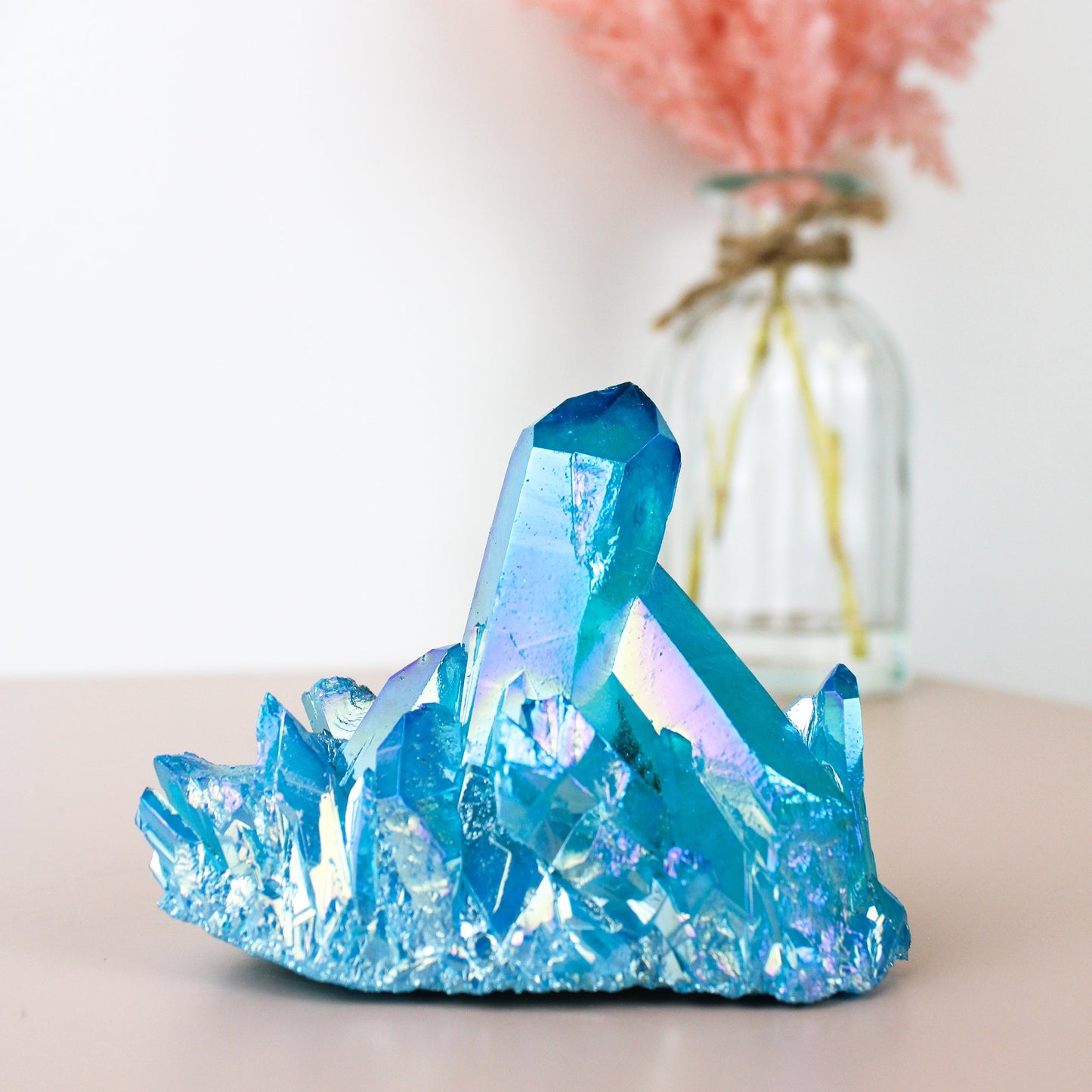 Blue Aura Quartz - Unique Specimen #1 - Muse + Moonstone