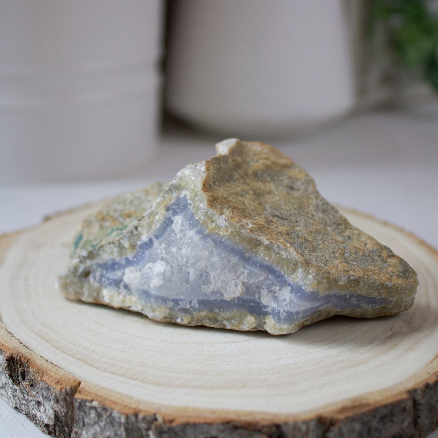 Blue Lace Agate - Unique Specimen #2 - Muse + Moonstone