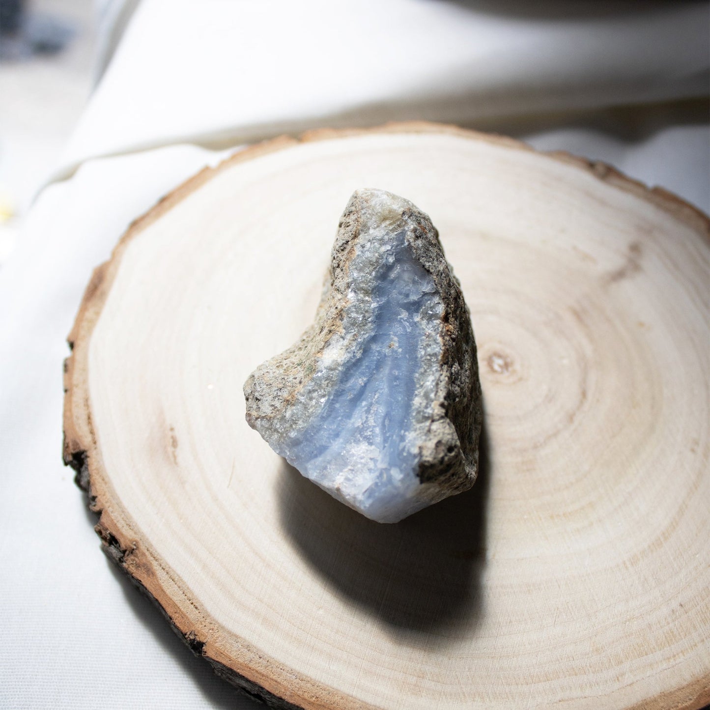 Blue Lace Agate - Unique Specimen #4 - Muse + Moonstone