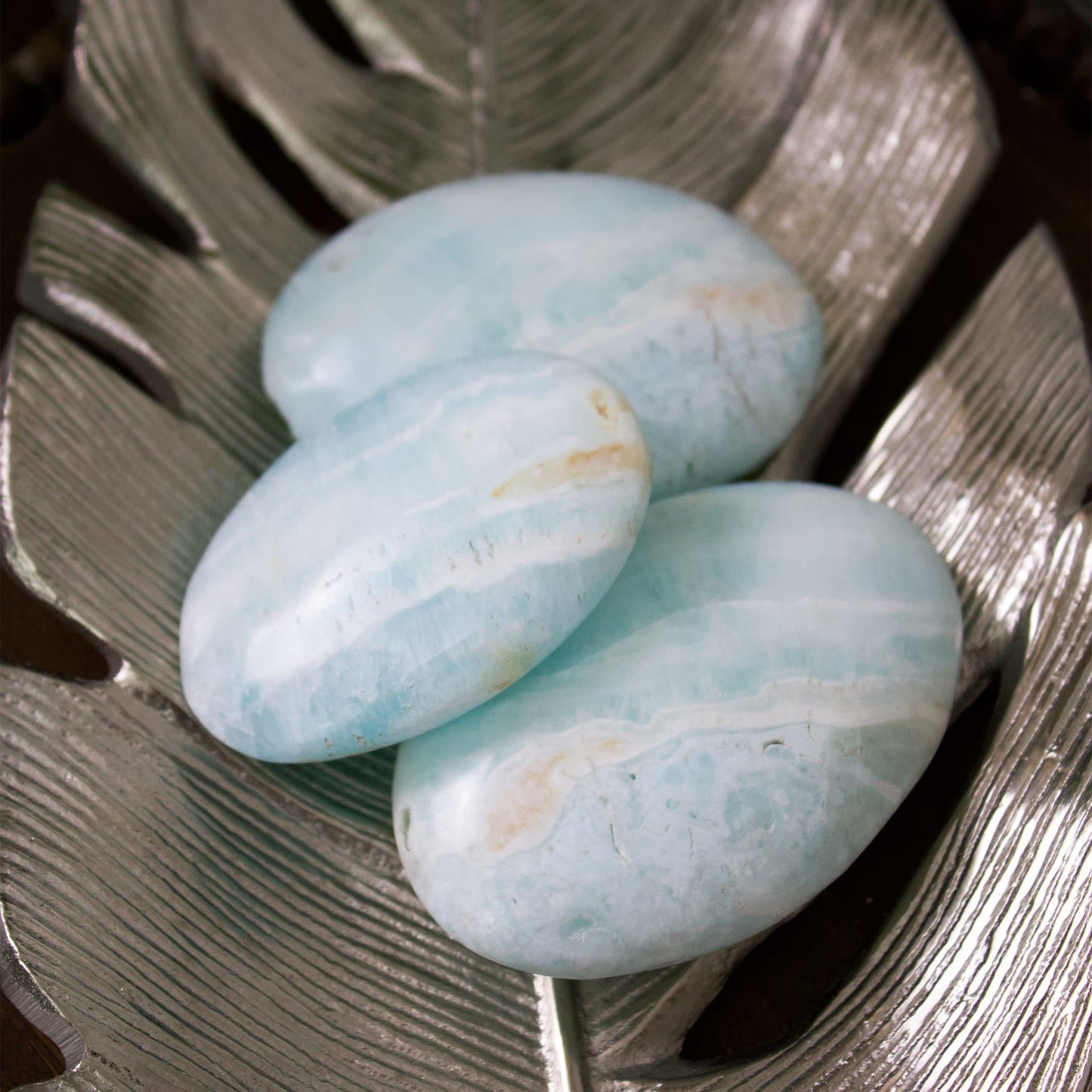 Caribbean Calcite - Palmstones - Muse + Moonstone