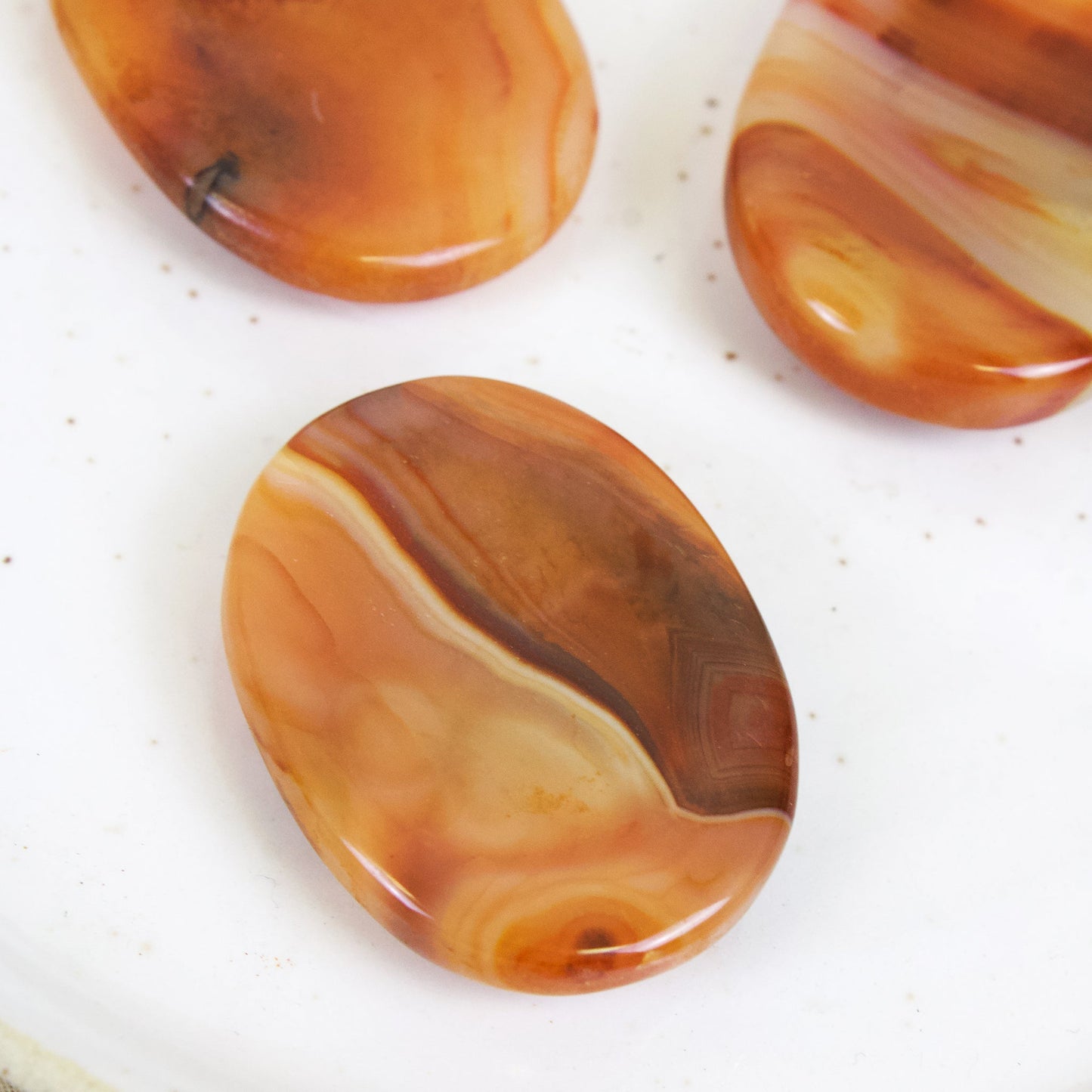 Carnelian - Thumbstone - Muse + Moonstone