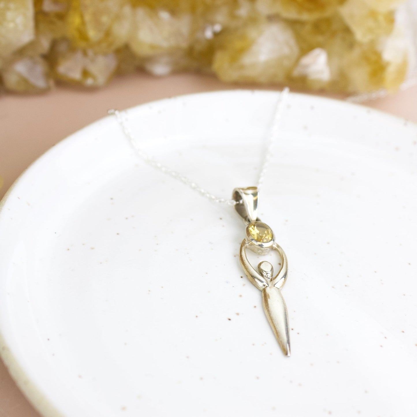 Citrine Goddess Necklace | Love + Lark - Muse + Moonstone