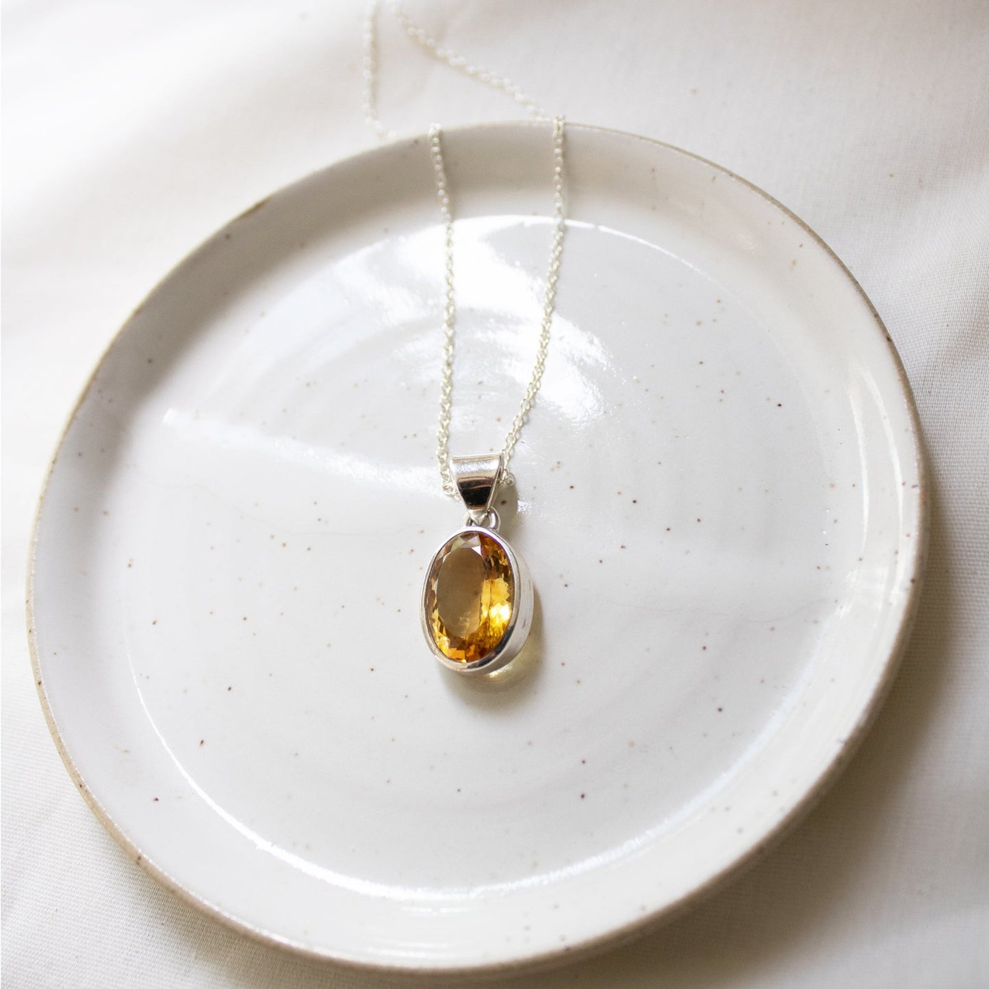 Citrine Necklace - Unique #1 | Love + Lark - Muse + Moonstone