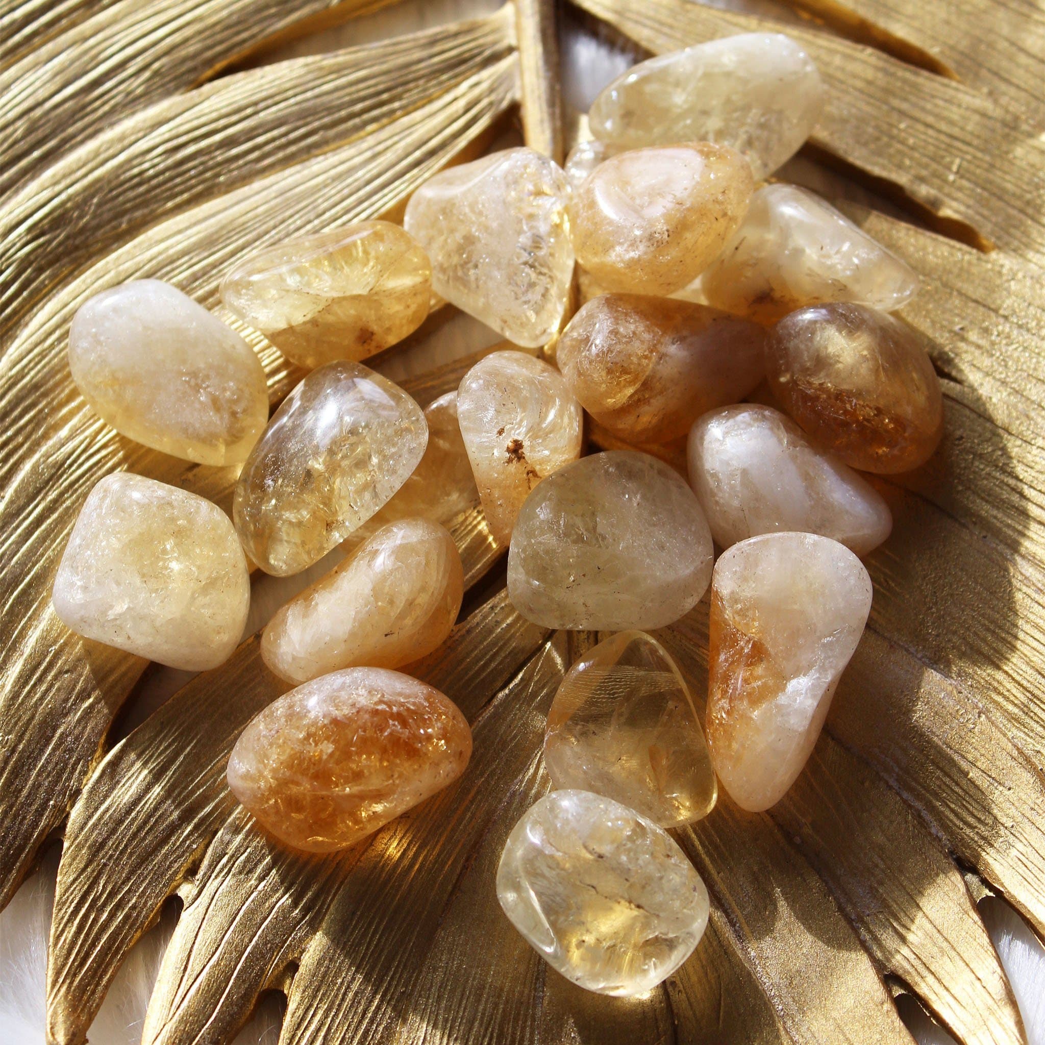 Shop Citrine Tumbled Stones – Muse Moonstone