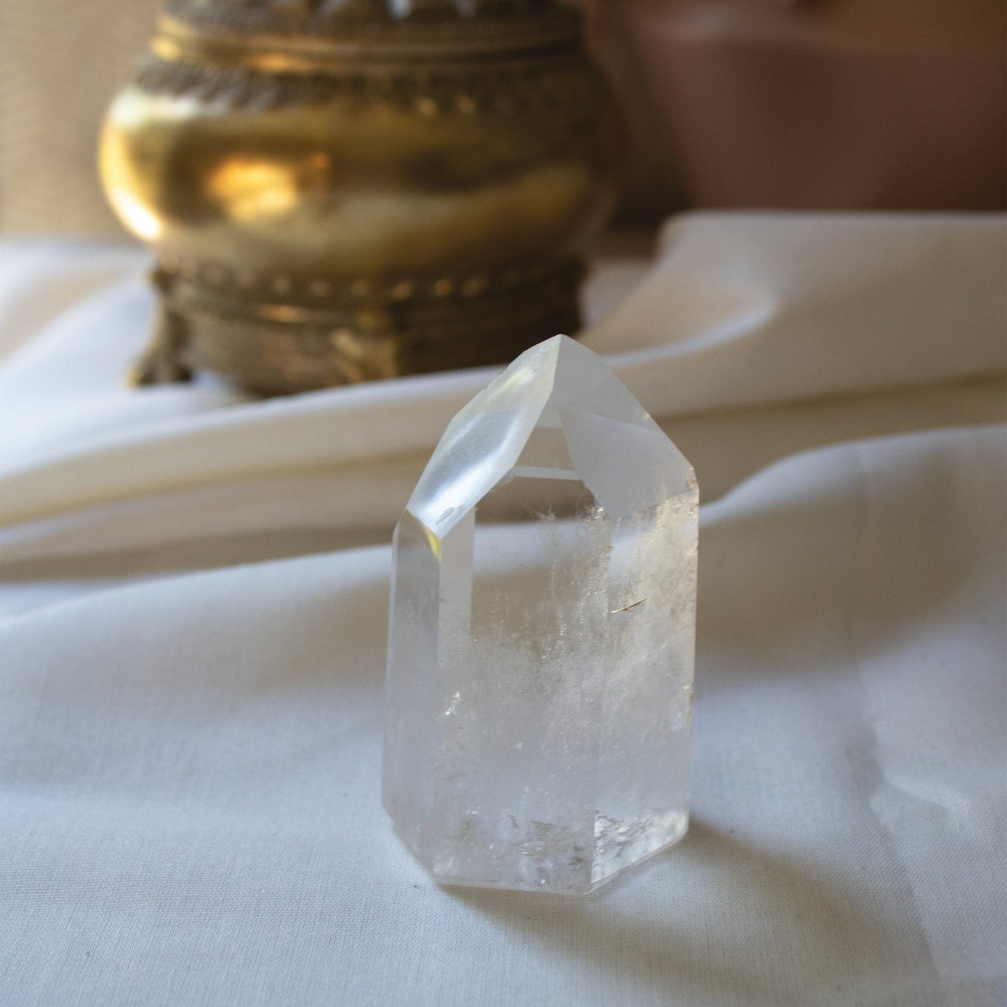 Clear Quartz Generator - Unique Specimen #1 - Muse + Moonstone