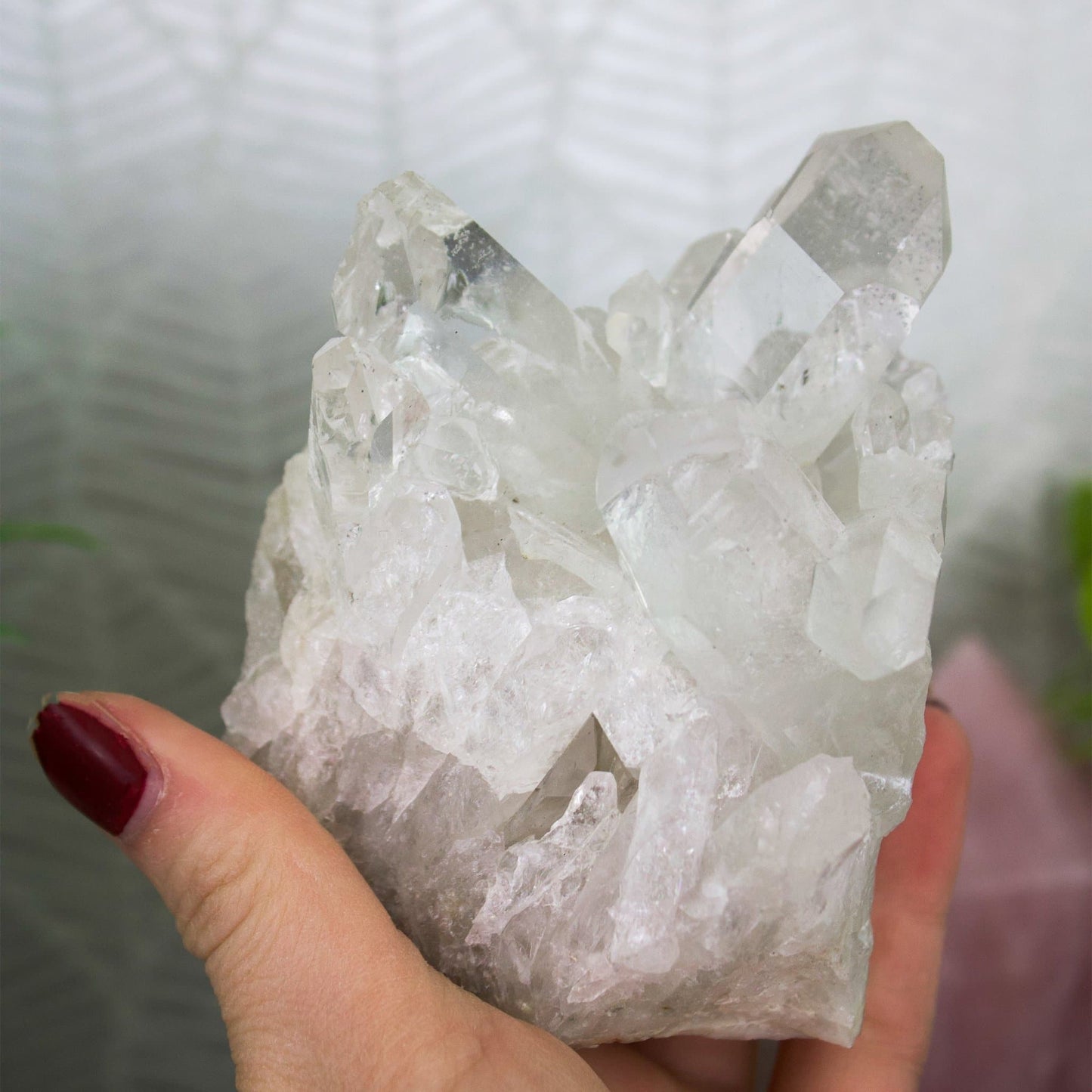 Clear Quartz - Cluster - Unique Specimen #1 - Muse + Moonstone
