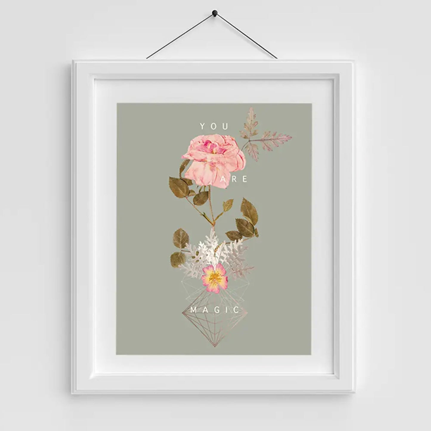 Cosmic Rose - Copper Art Print | PAPAYA - Muse + Moonstone