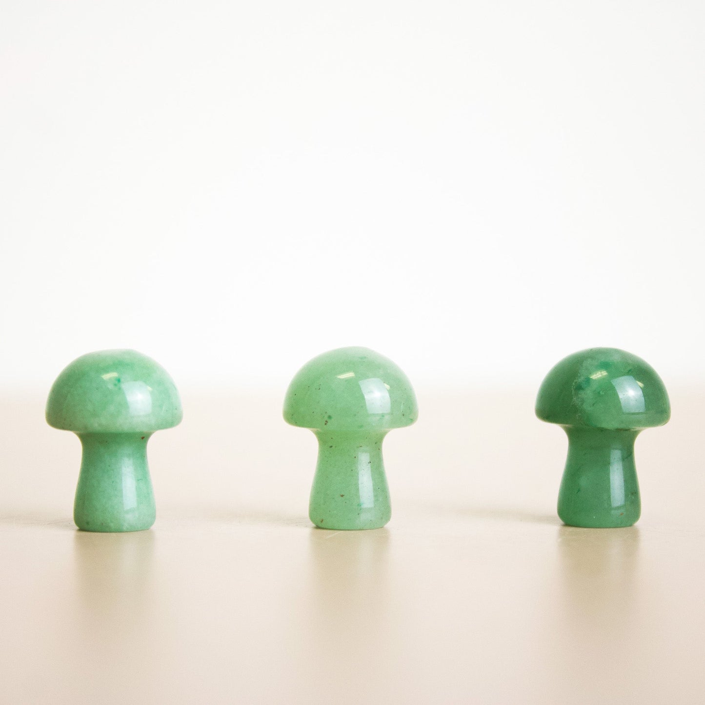 Crystal Mushrooms - Green Aventurine - Muse + Moonstone