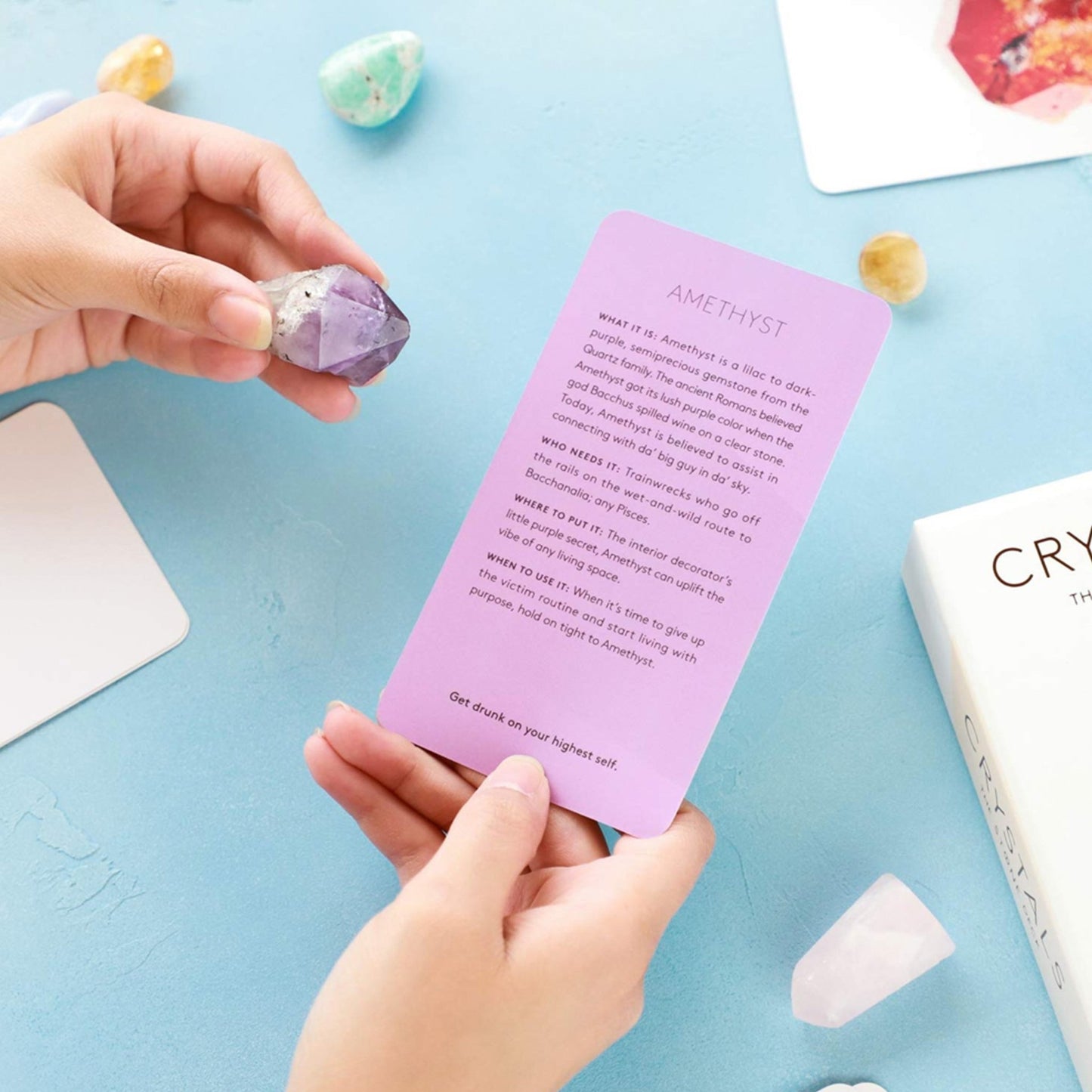 Crystals: The Stone Deck: 78 Crystals to Energize Your Life - Muse + Moonstone