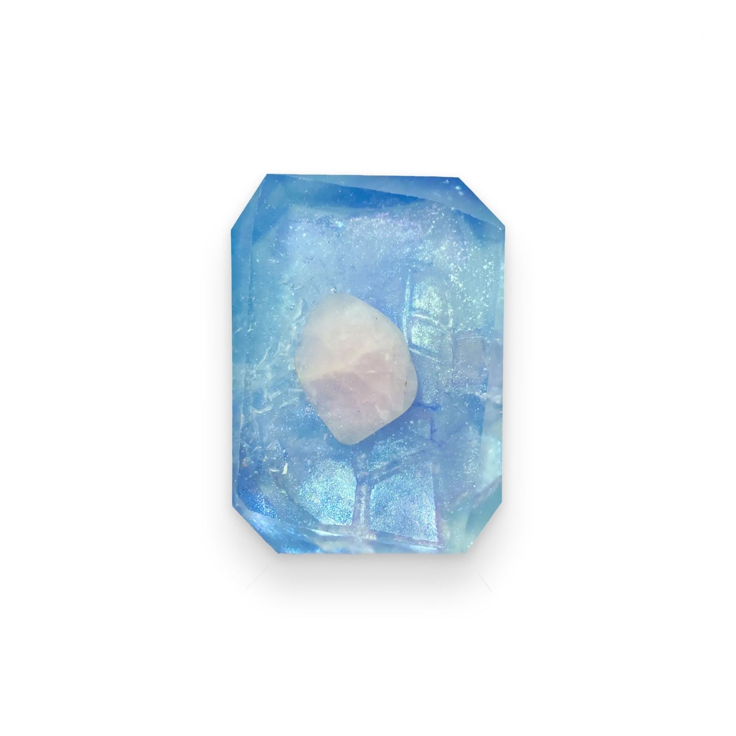 Currents of Emotion (Cancer Moon) - Rose Quartz | Crystal Bar Soap - Muse + Moonstone