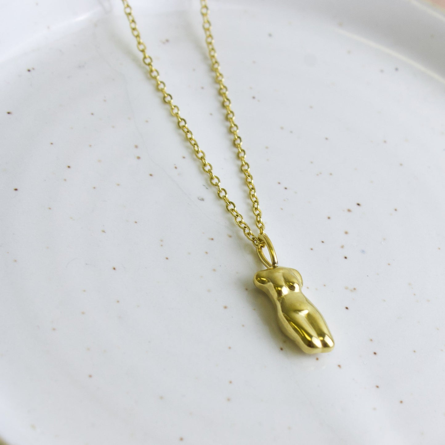 Dainty Goddess Figure Necklace | Love + Lark - Muse + Moonstone