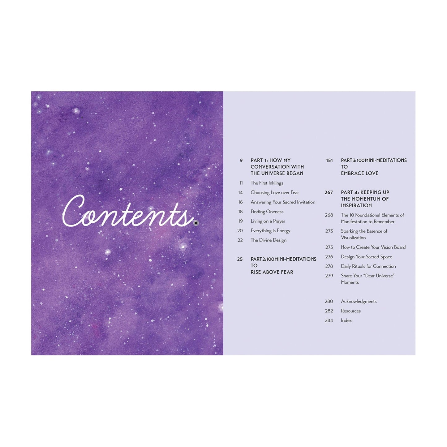 Dear Universe: 200 Mini-meditations For Instant Manifestations by Sarah Prout - Muse + Moonstone