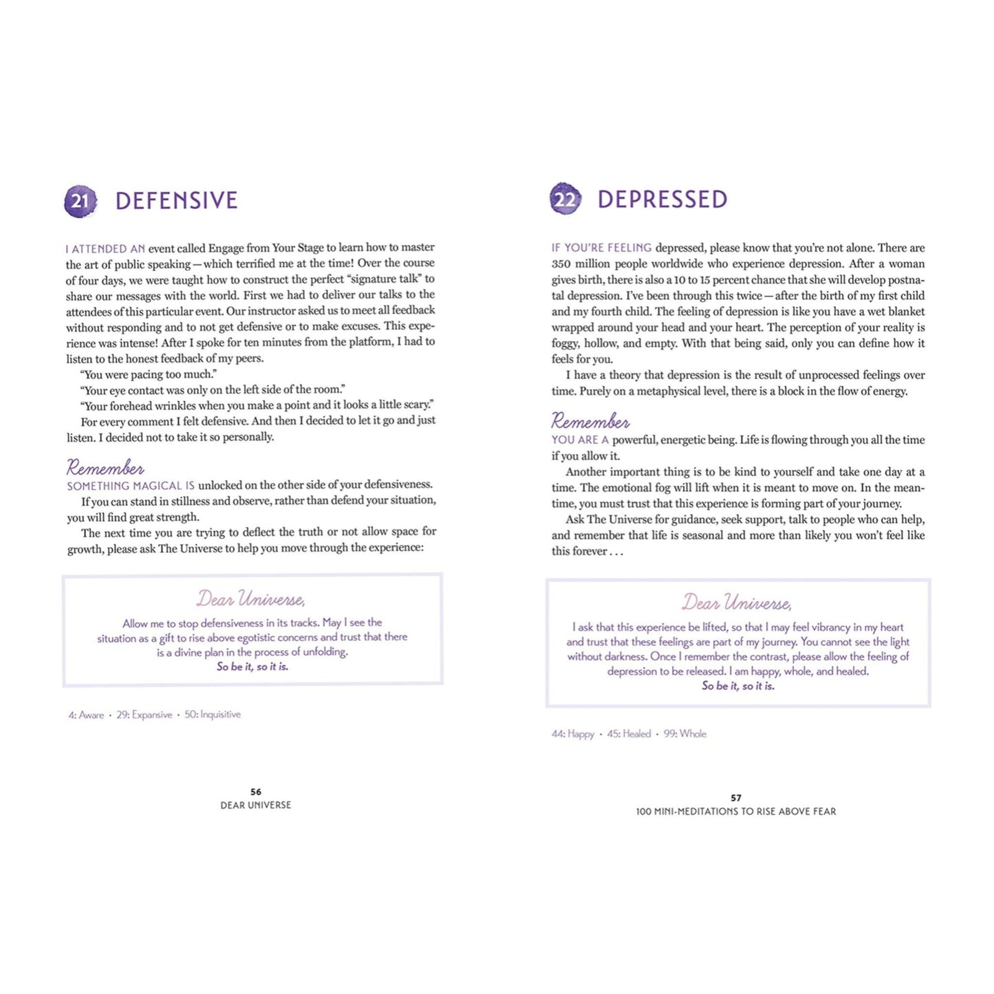 Dear Universe: 200 Mini-meditations For Instant Manifestations by Sarah Prout - Muse + Moonstone
