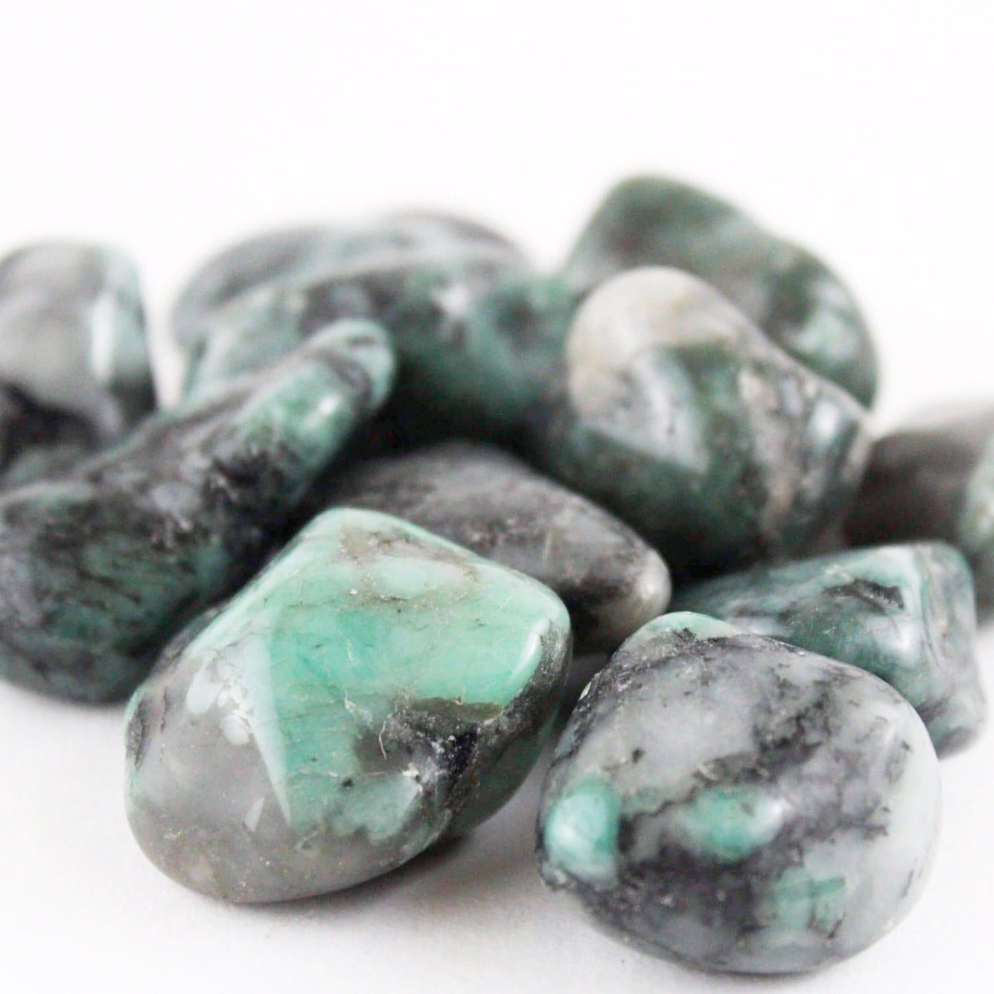 Emerald - Tumbled - Muse + Moonstone