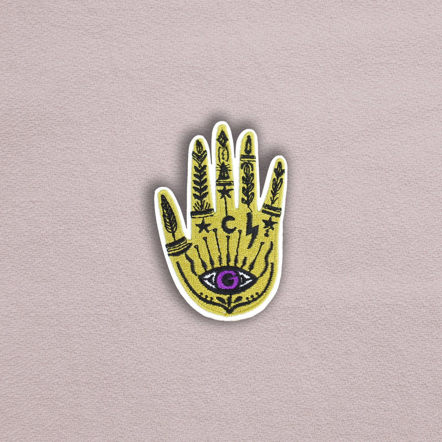 Evil Eye - Embroidered Iron On Patch - Muse + Moonstone
