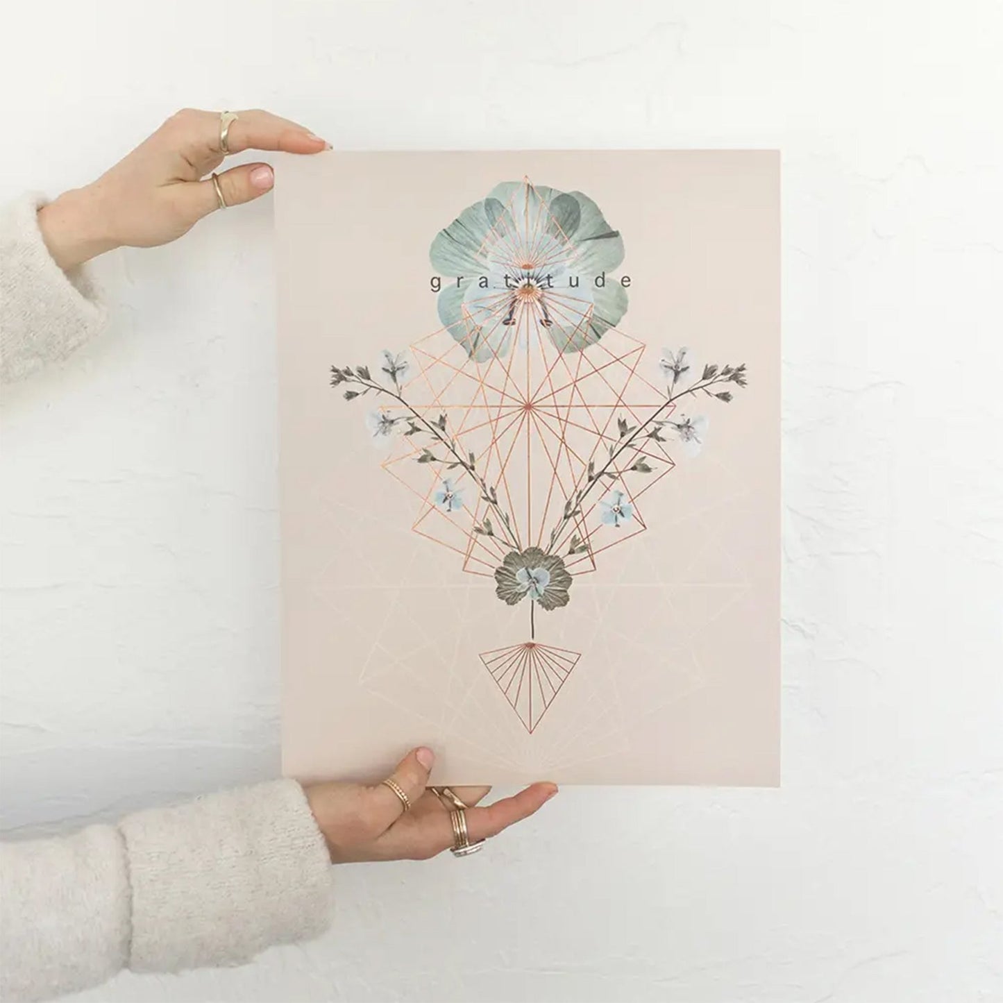 Gratitude - Copper Art Print | PAPAYA - Muse + Moonstone