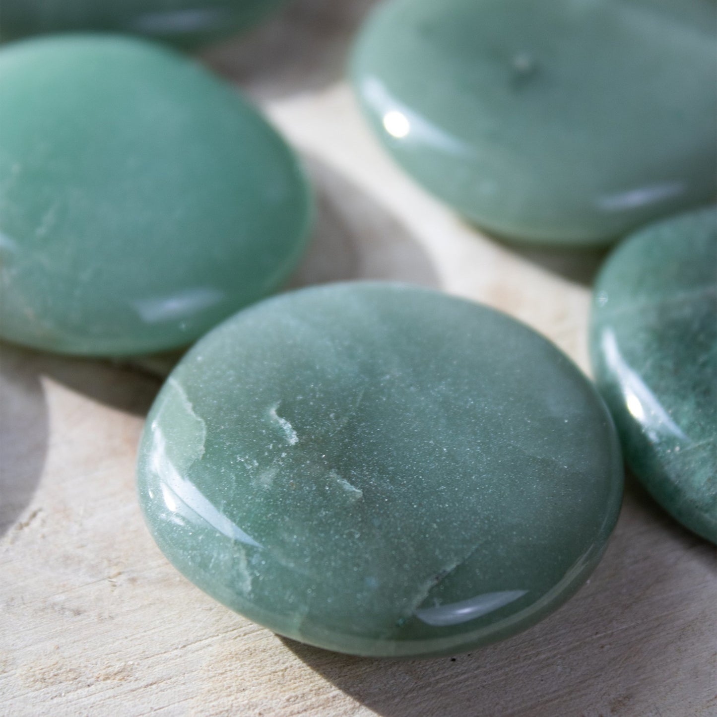 Green Aventurine - Mini Palmstone - Muse + Moonstone