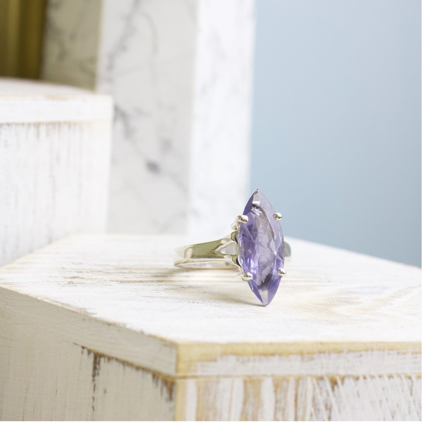 Iolite Ring - Unique Ring #1 | Love + Lark - Muse + Moonstone