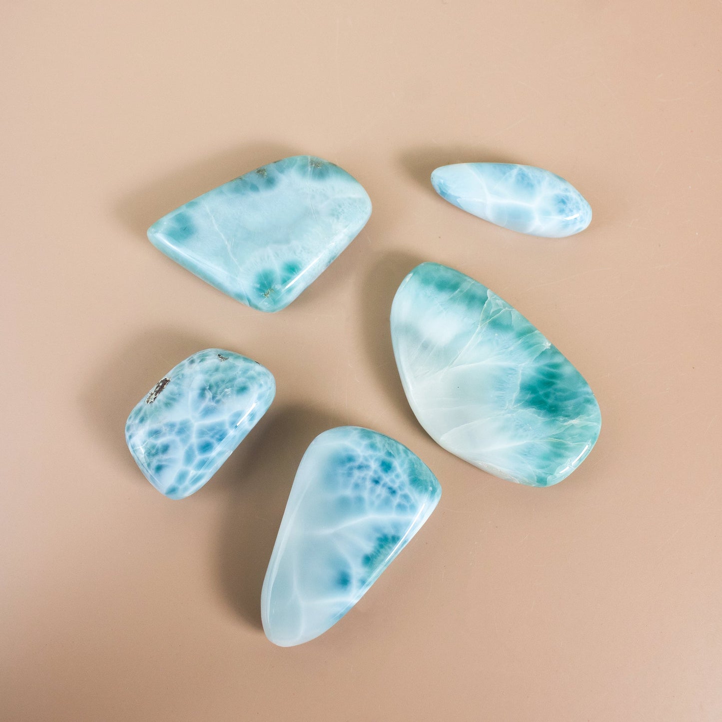 Larimar - Polished Piece #1 - Muse + Moonstone