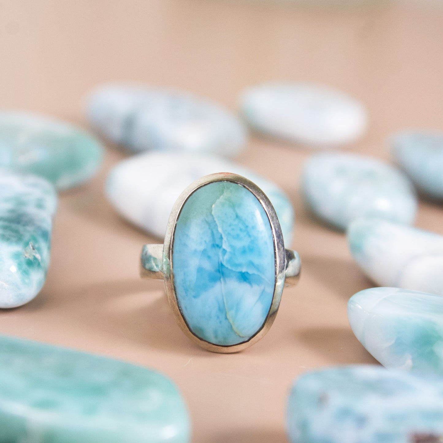 Larimar Ring - Unique #1 | Love + Lark - Muse + Moonstone