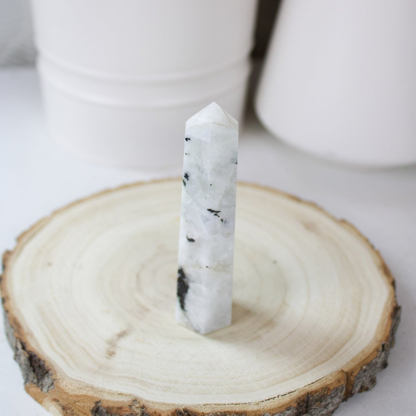 Moonstone - Polished Point - Unique Specimen #1 - Muse + Moonstone