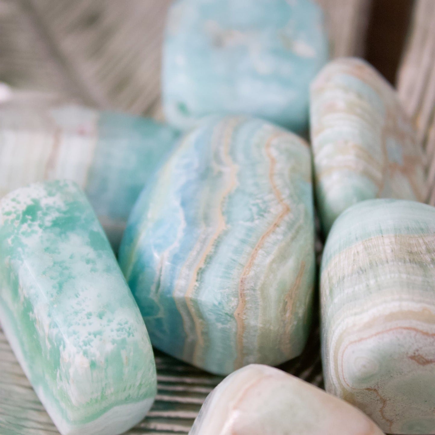 Picasso Calcite - Tumbled - Muse + Moonstone