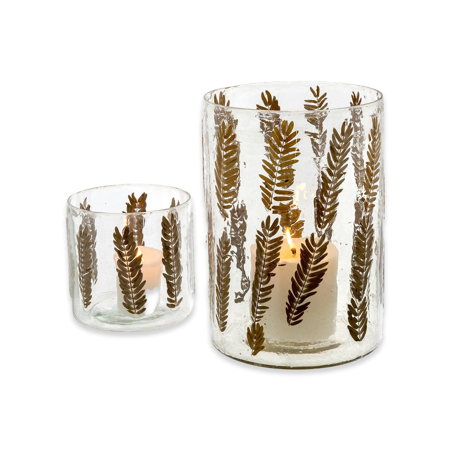 Pressed Fern Votive - Muse + Moonstone