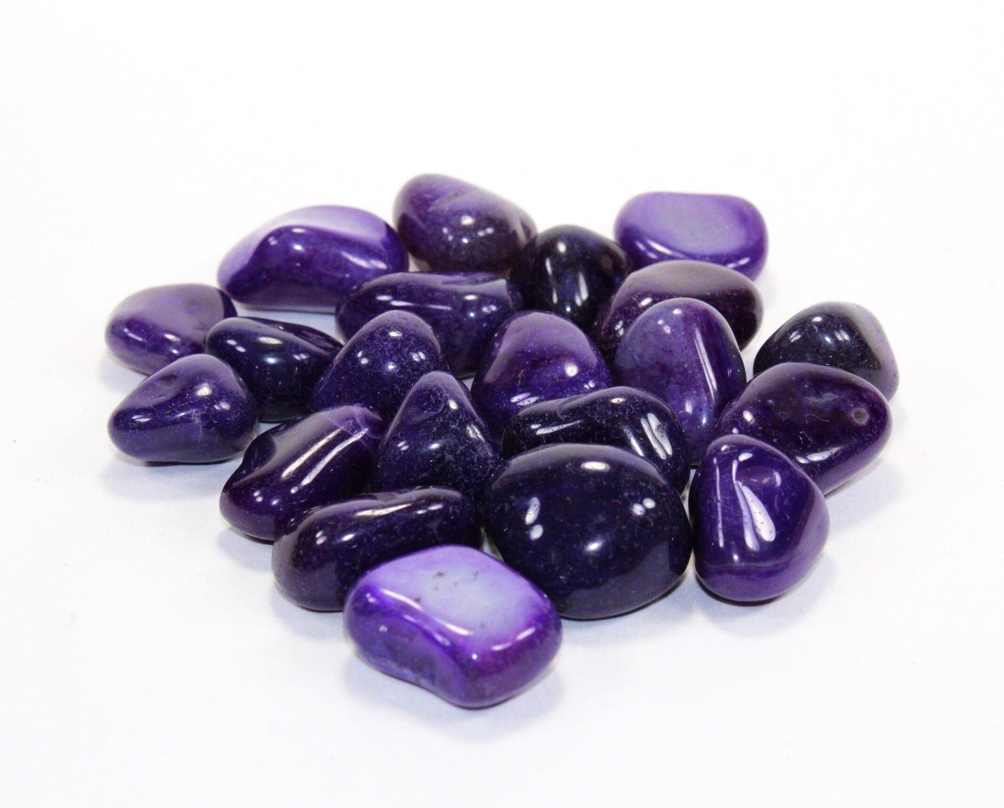 Purple Agate Tumbled Muse Moonstone Crystals1