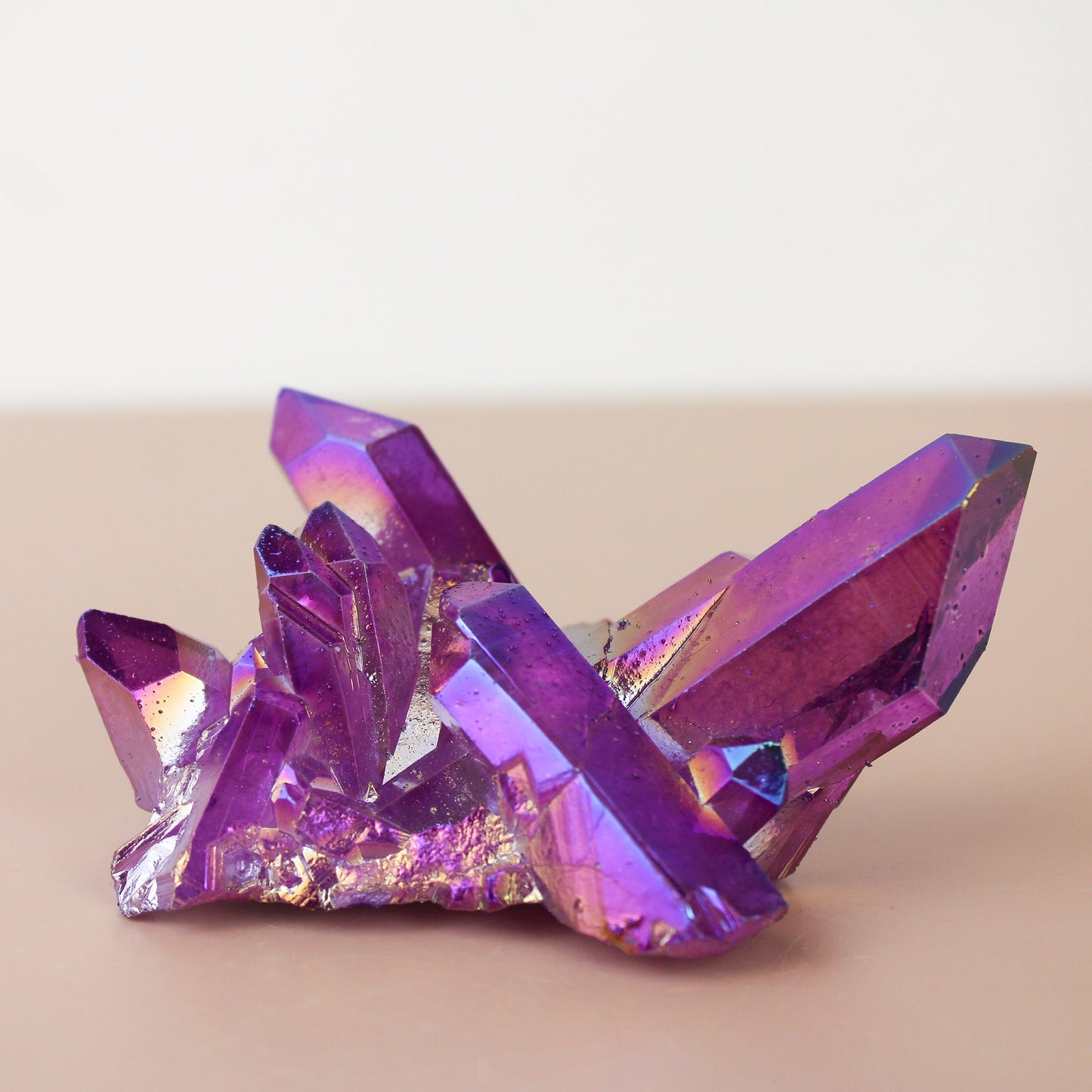 Purple Aura Quartz - Unique Specimen #4 - Muse + Moonstone