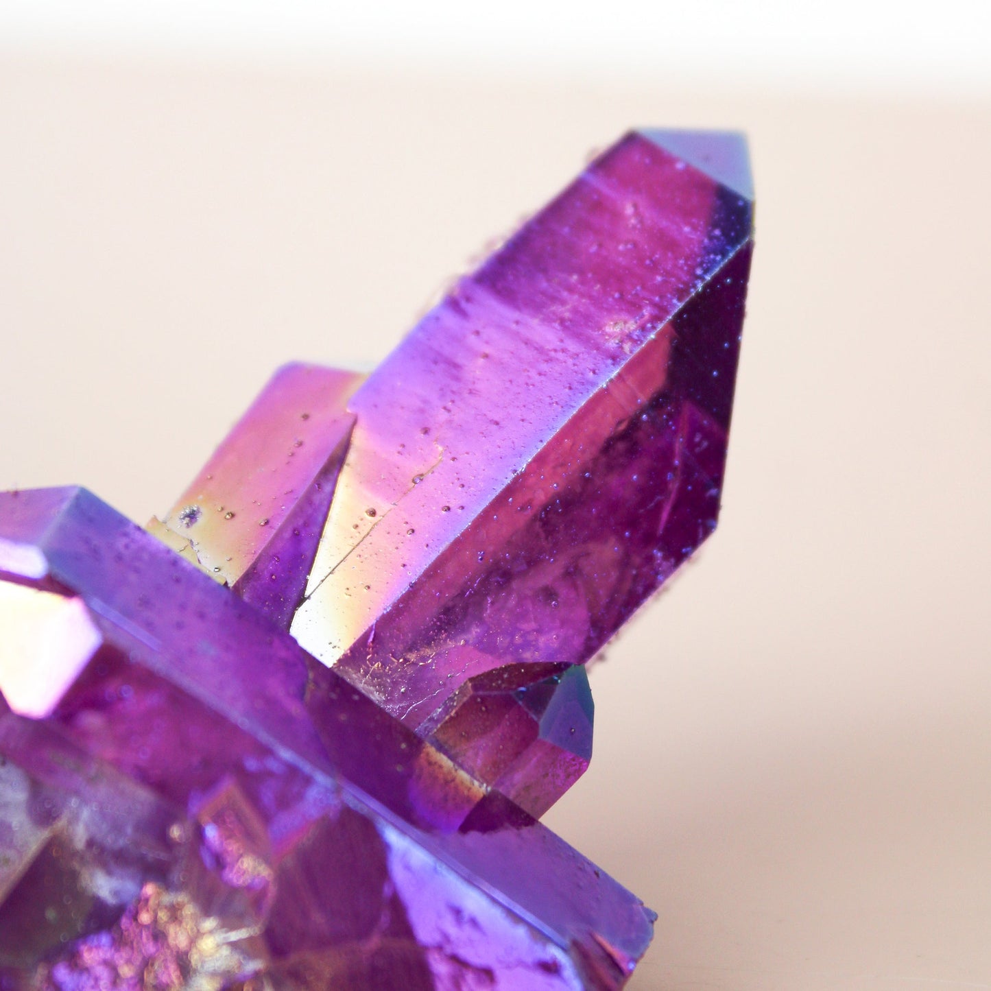 Purple Aura Quartz - Unique Specimen #4 - Muse + Moonstone