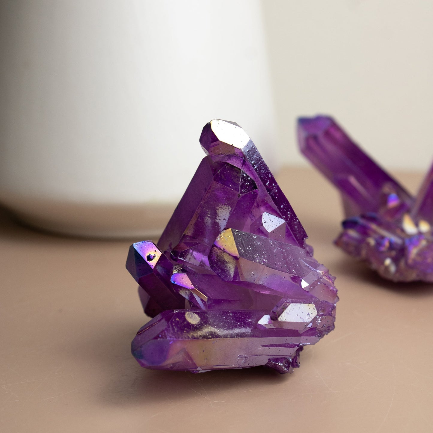 Purple Aura Quartz - Unique Specimen #5 - Muse + Moonstone