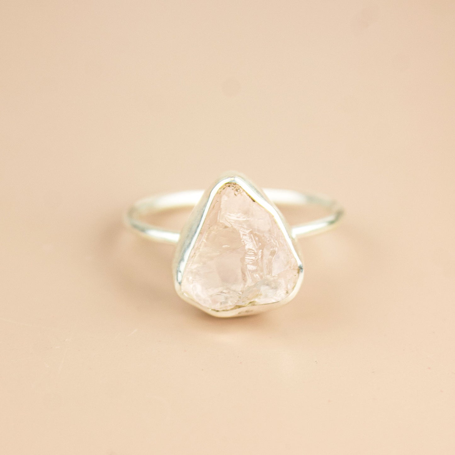 Raw Rose Quartz Ring | Love + Lark - Muse + Moonstone