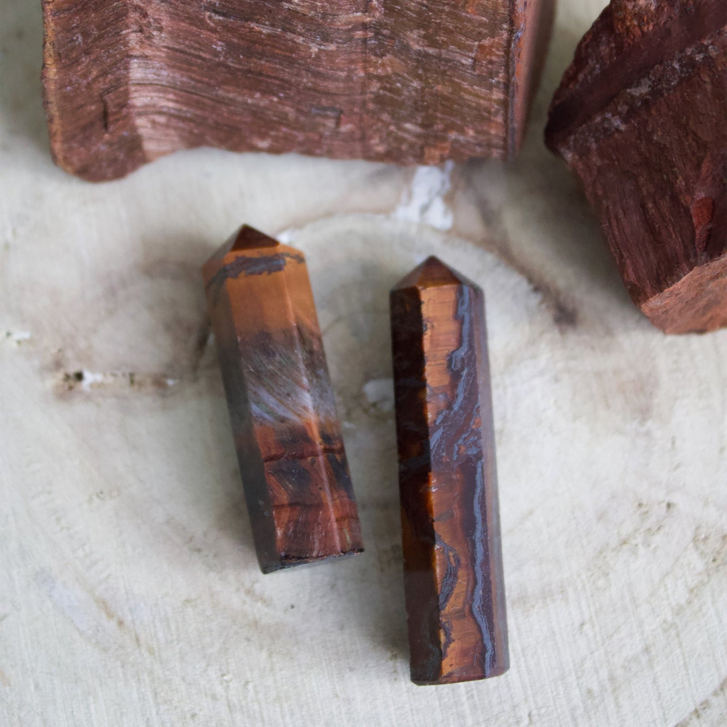 Red Tigerseye - Pencil Points - Muse + Moonstone