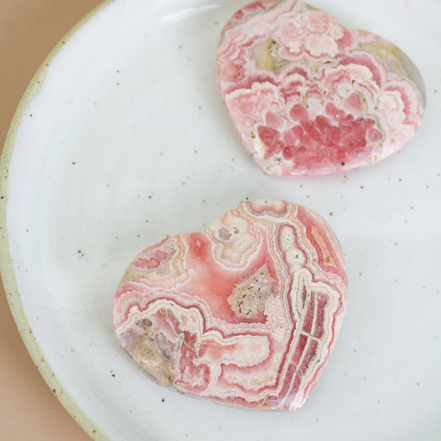 Rhodochrosite - Heart Shaped - Muse + Moonstone