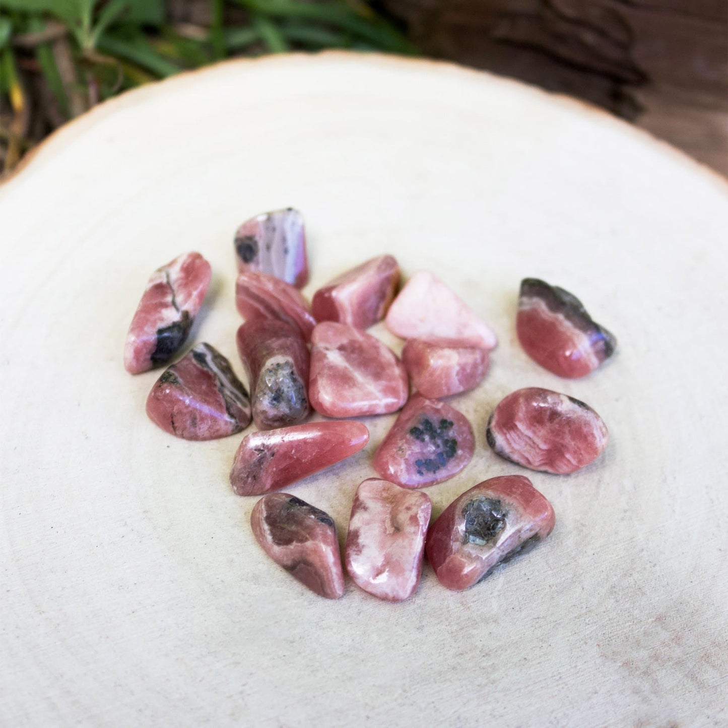 Rhodochrosite - Tumbled - Muse + Moonstone