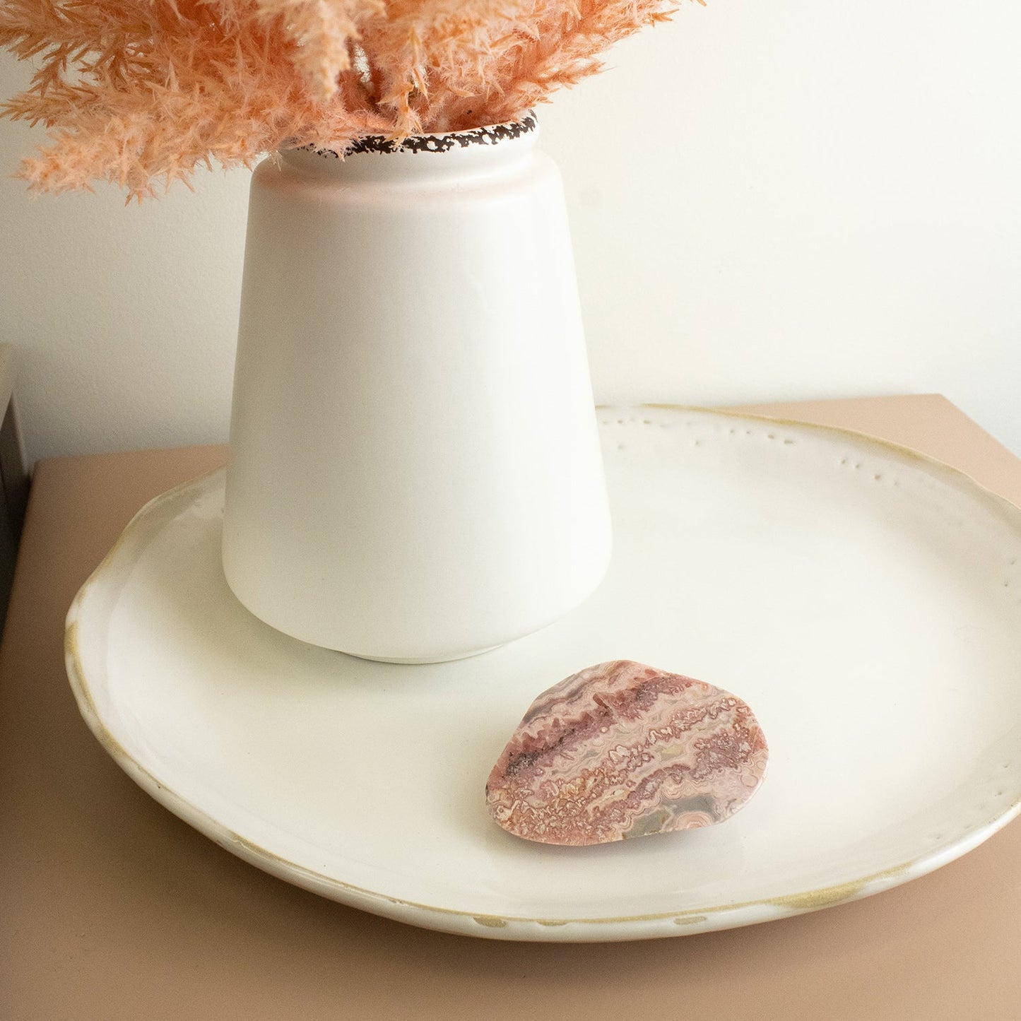 Rhodochrosite - Unique Specimen Slab #5 - Muse + Moonstone