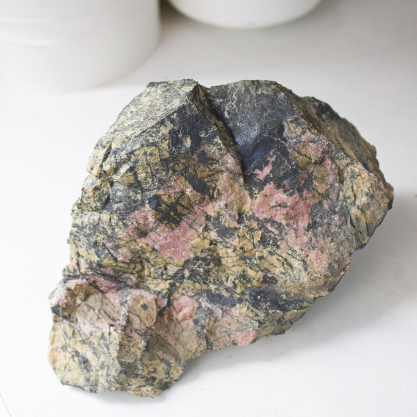Rhodonite - Unique Specimen #1 - Muse + Moonstone