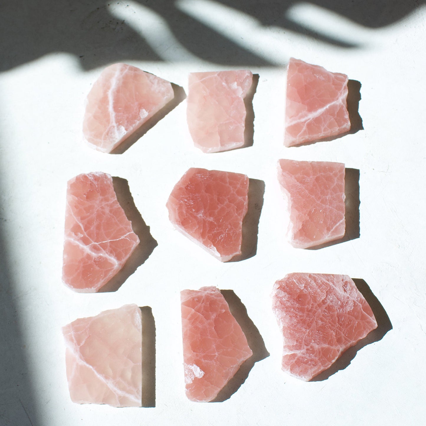 Rose Calcite - Slices - Muse + Moonstone
