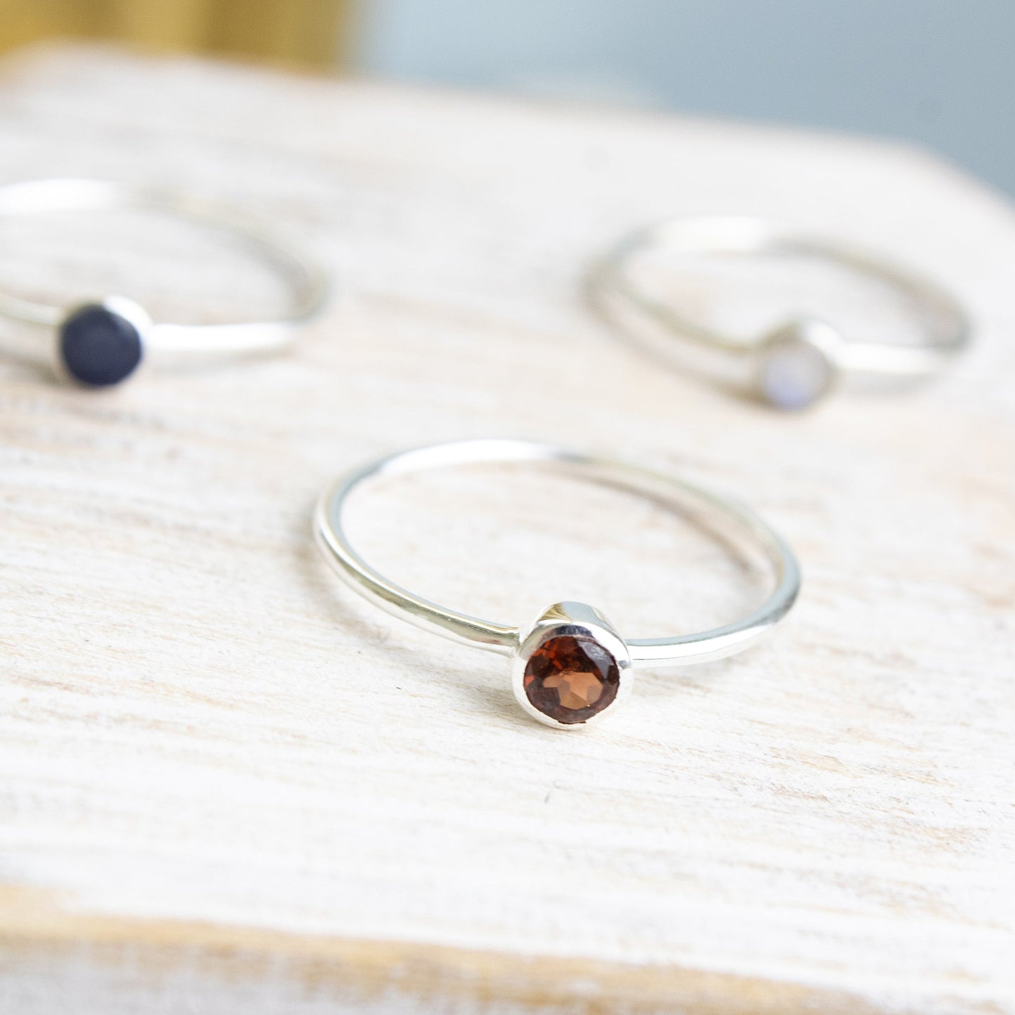 Ruby Gemstone Stacking Ring | Love + Lark - Muse + Moonstone